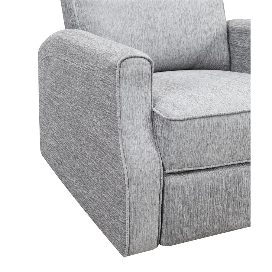 SWIVEL GLIDER RECLINER GREY