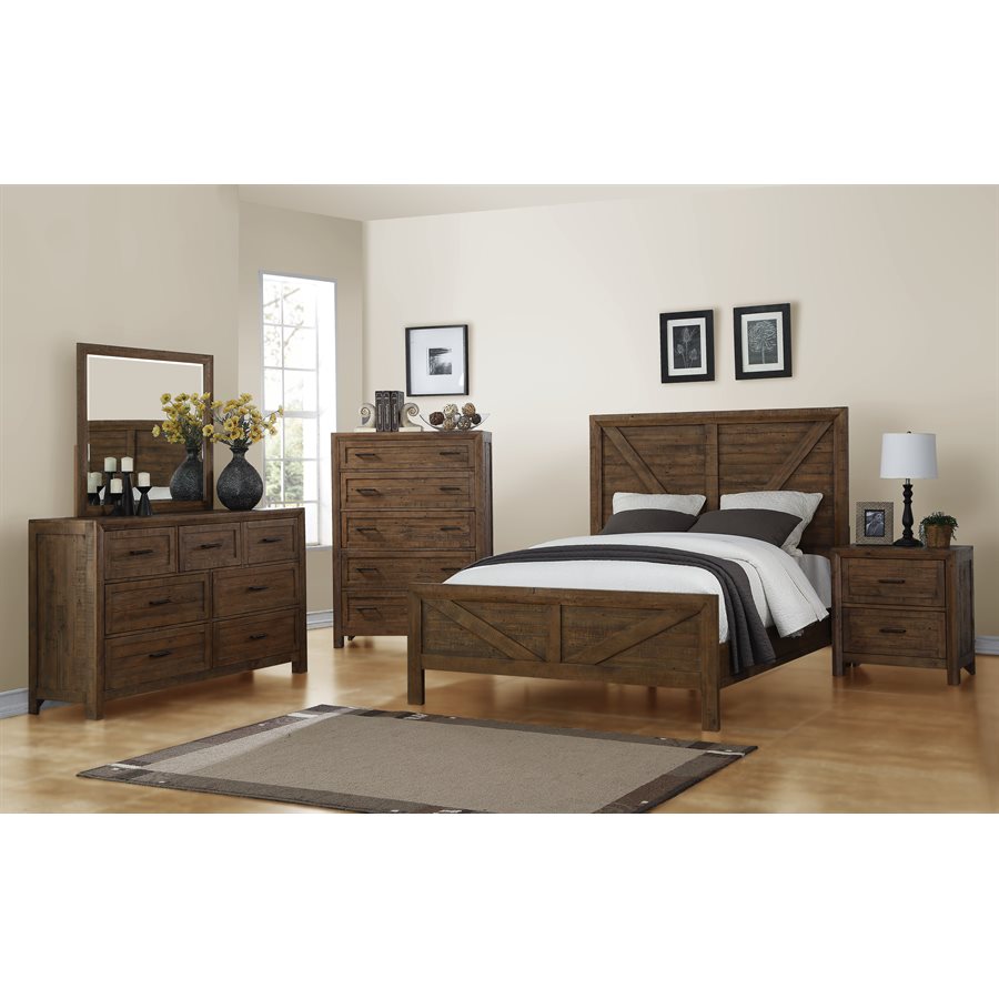 PINE VALLEY-COMPLETE QUEEN BED