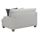 CHAIR & HALF W / 2 PILLOWS-GREY