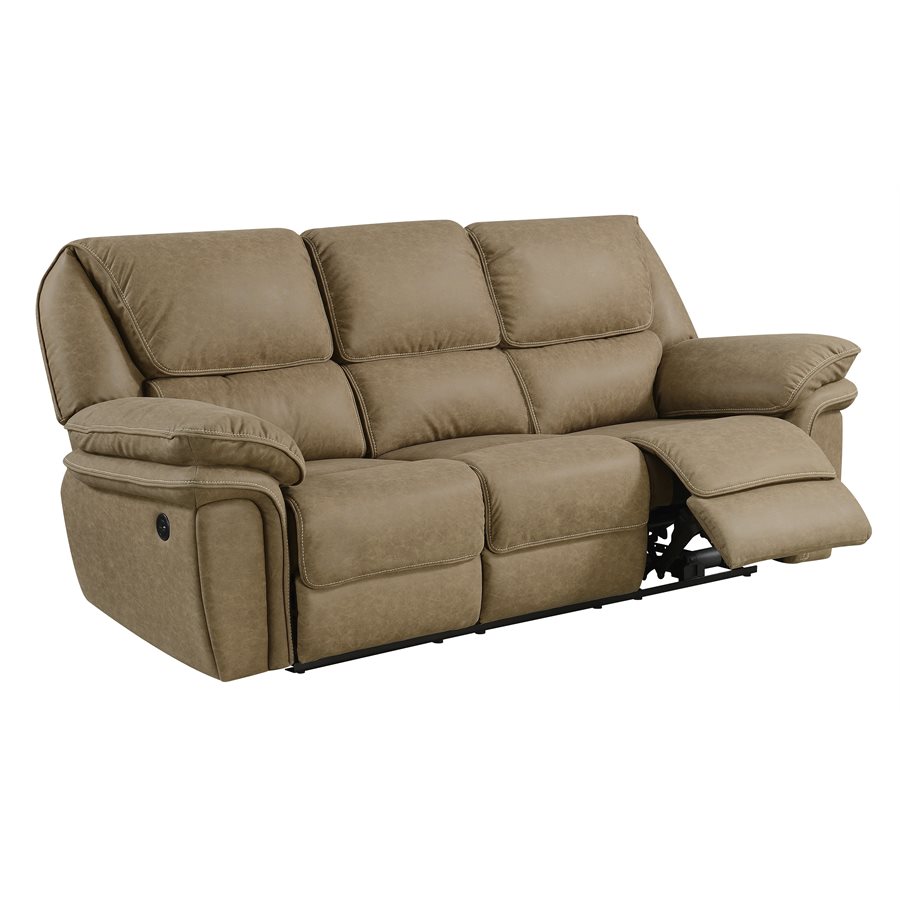 sofa with electrical outlet