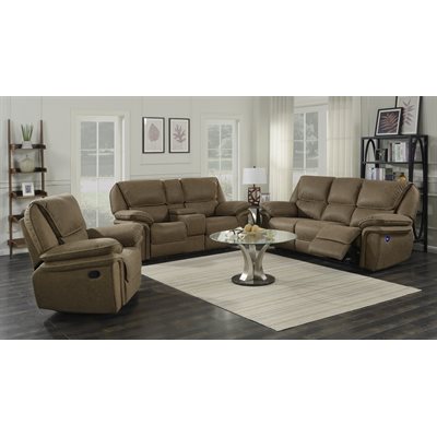 sofa with electrical outlet